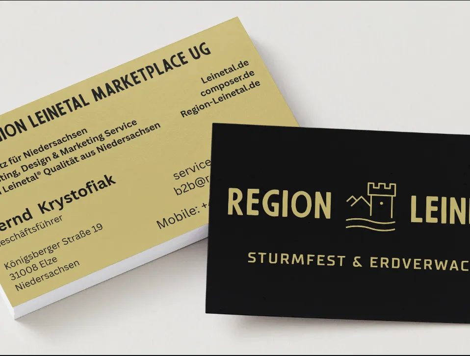 Druck von Visitenkarten 500 Stück (Standardpapier, Matte Oberfläche, Vorderseite)